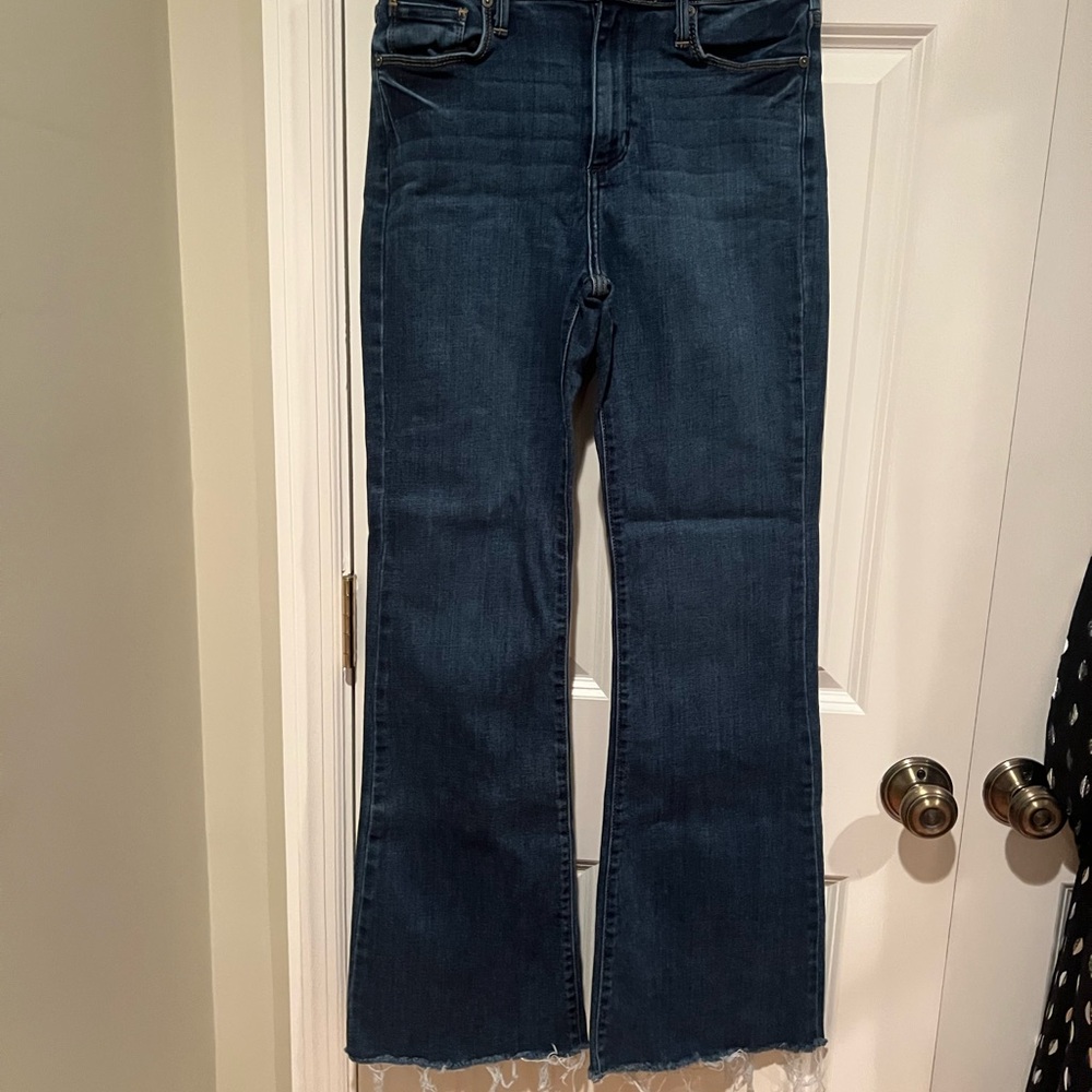 Just Black Dark Blue Flare Jeans